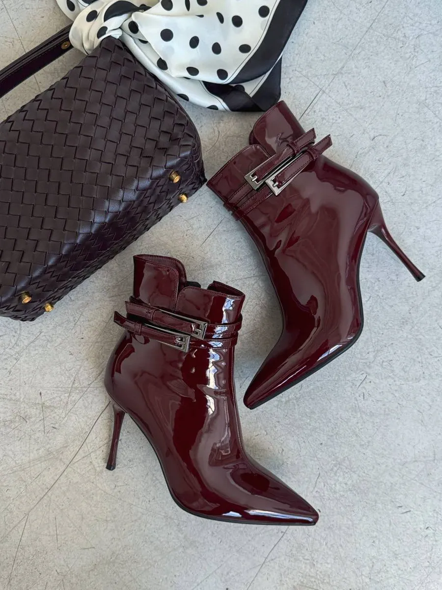 Ботильоны демисезонные на каблуке