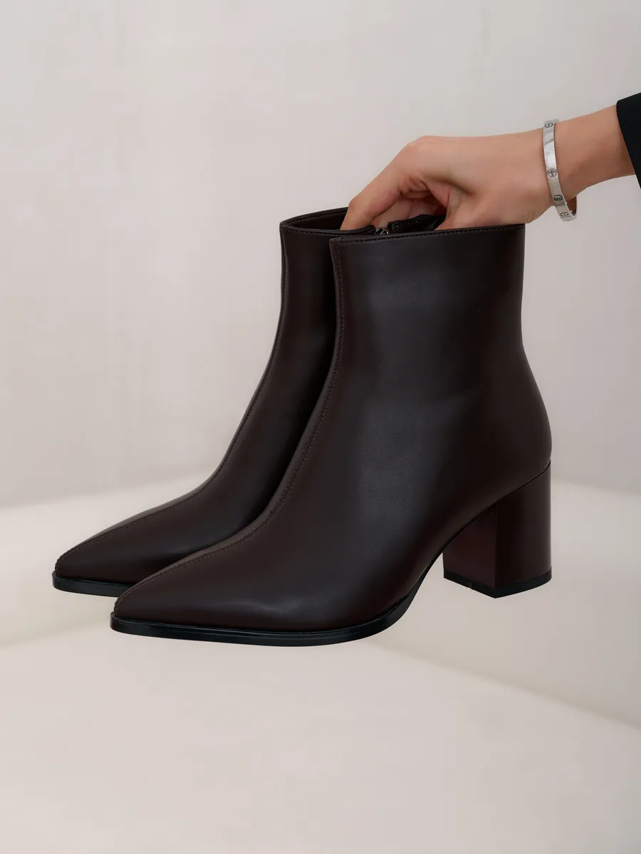 Ботильоны демисезонные на каблуке