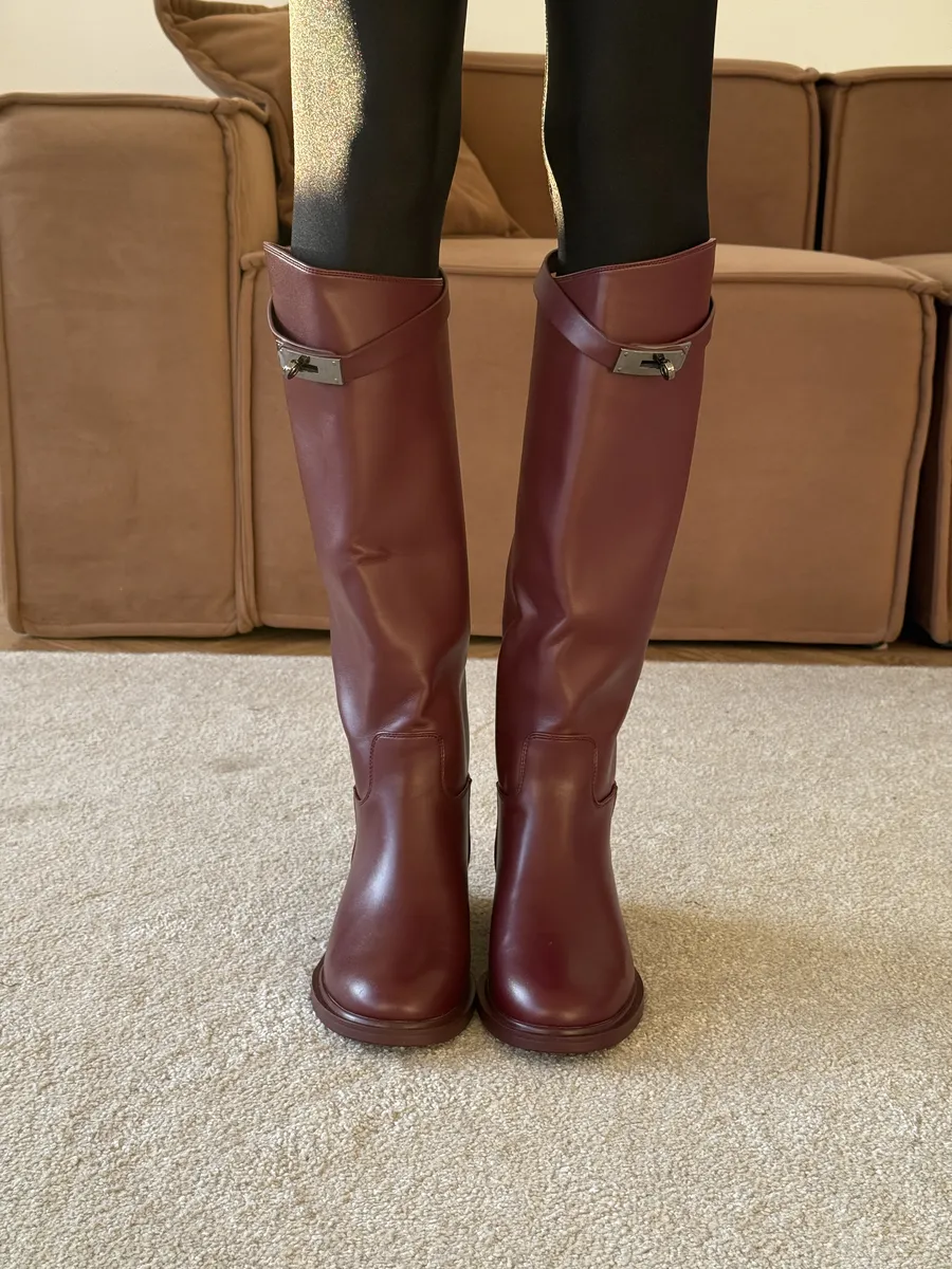 Сапоги высокие демисезонные